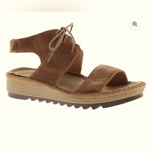 Naot Alpicola Sandals in Saddle Brown